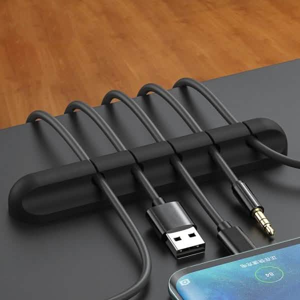 Cable Organizer Silicone USB Cable Winder