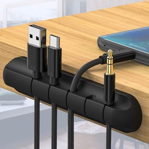 Cable Organizer Silicone USB Cable Winder