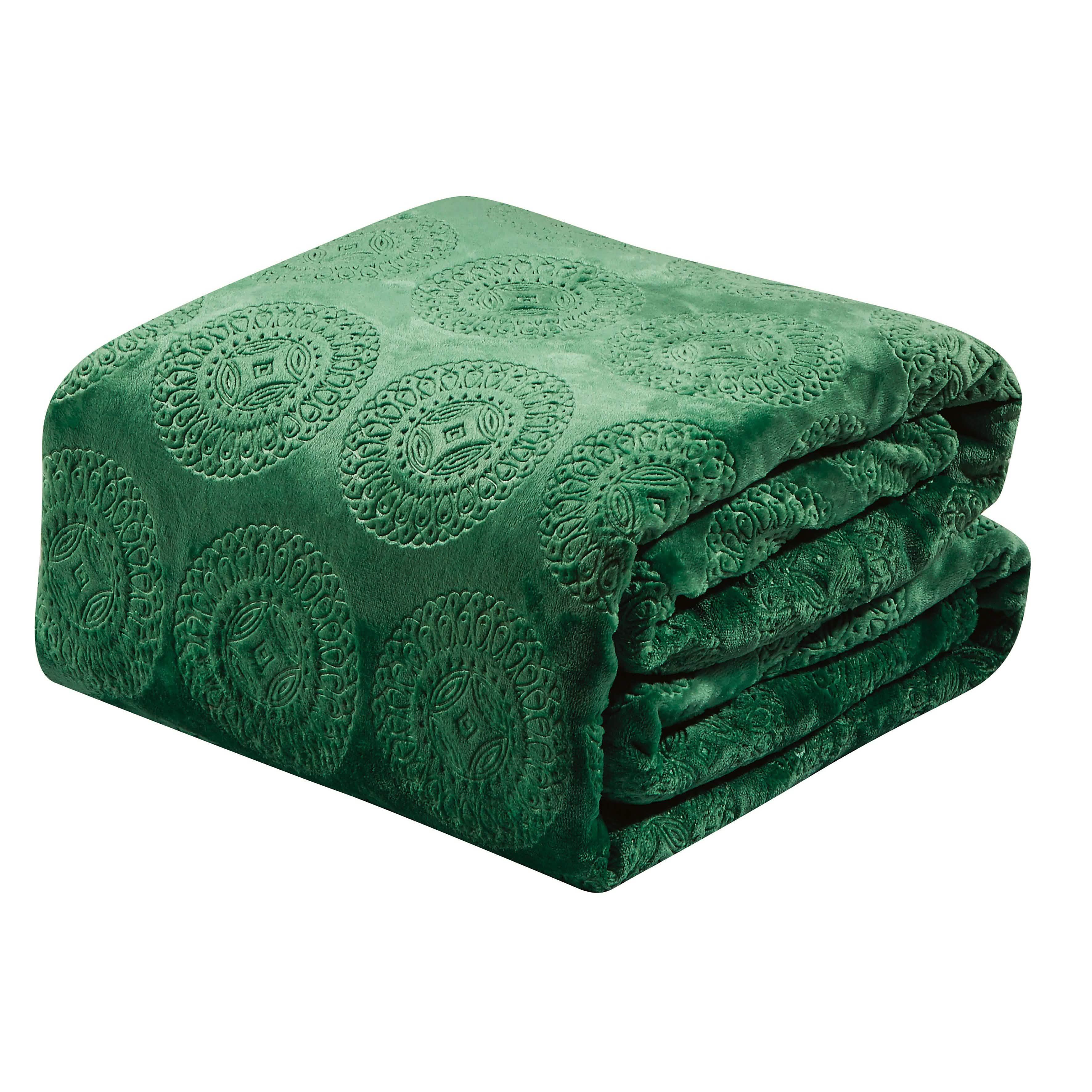 Caesar French Collection Flannel Fleece Blanket