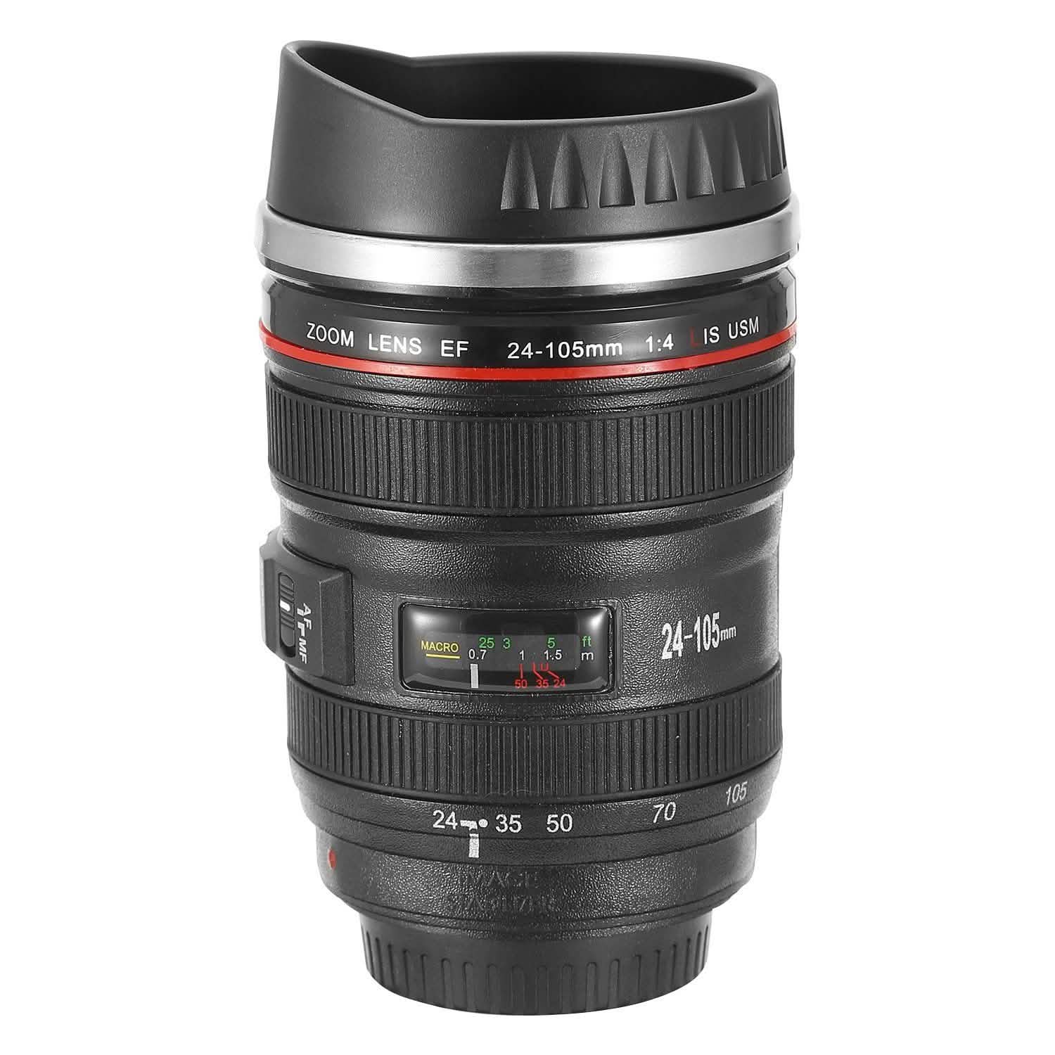 Camera Lens Coffee Mug Cup 13.6oz