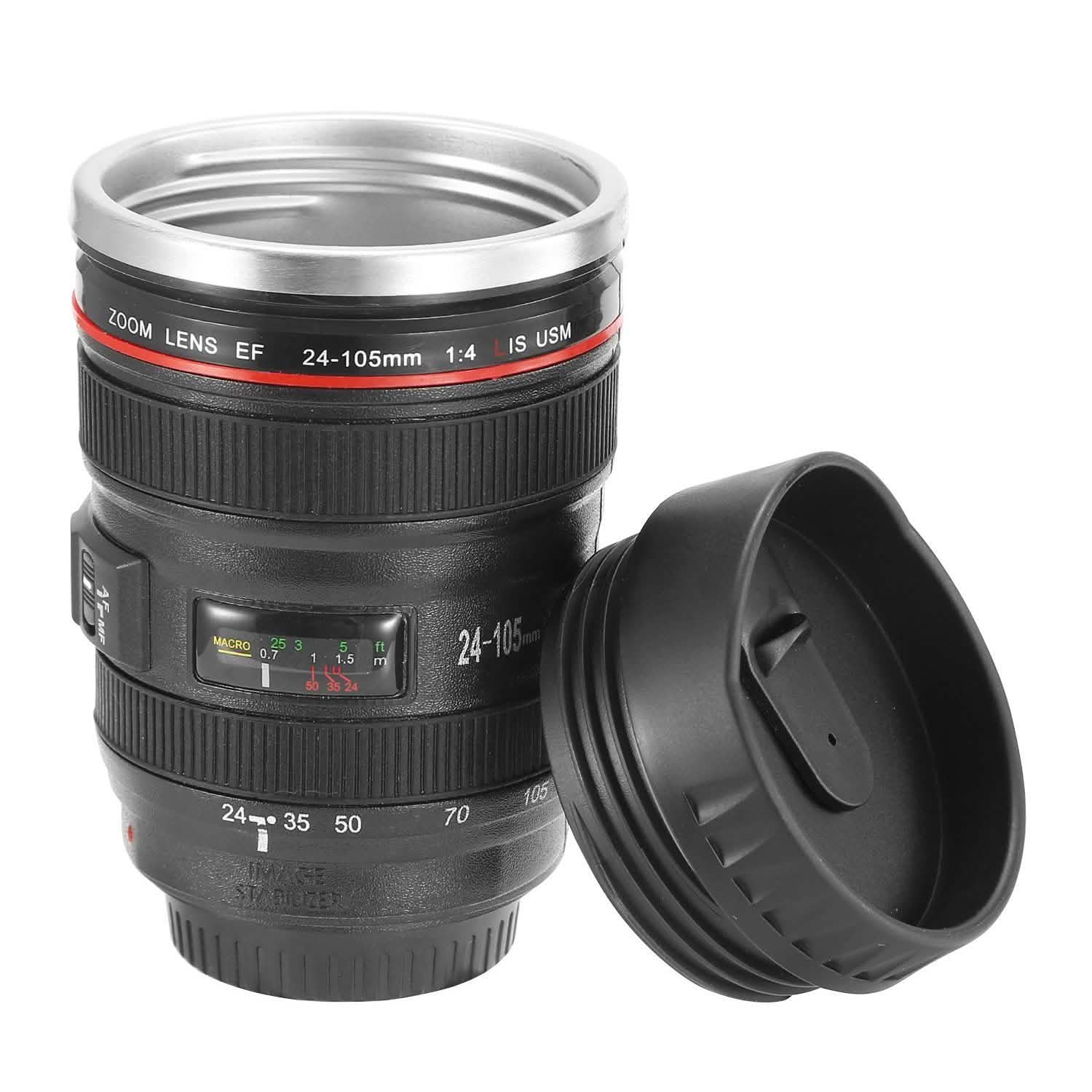 Camera Lens Coffee Mug Cup 13.6oz