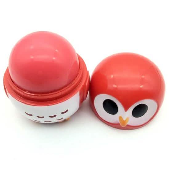 Candy Color Owl Shape Moisturizing Lip Balm