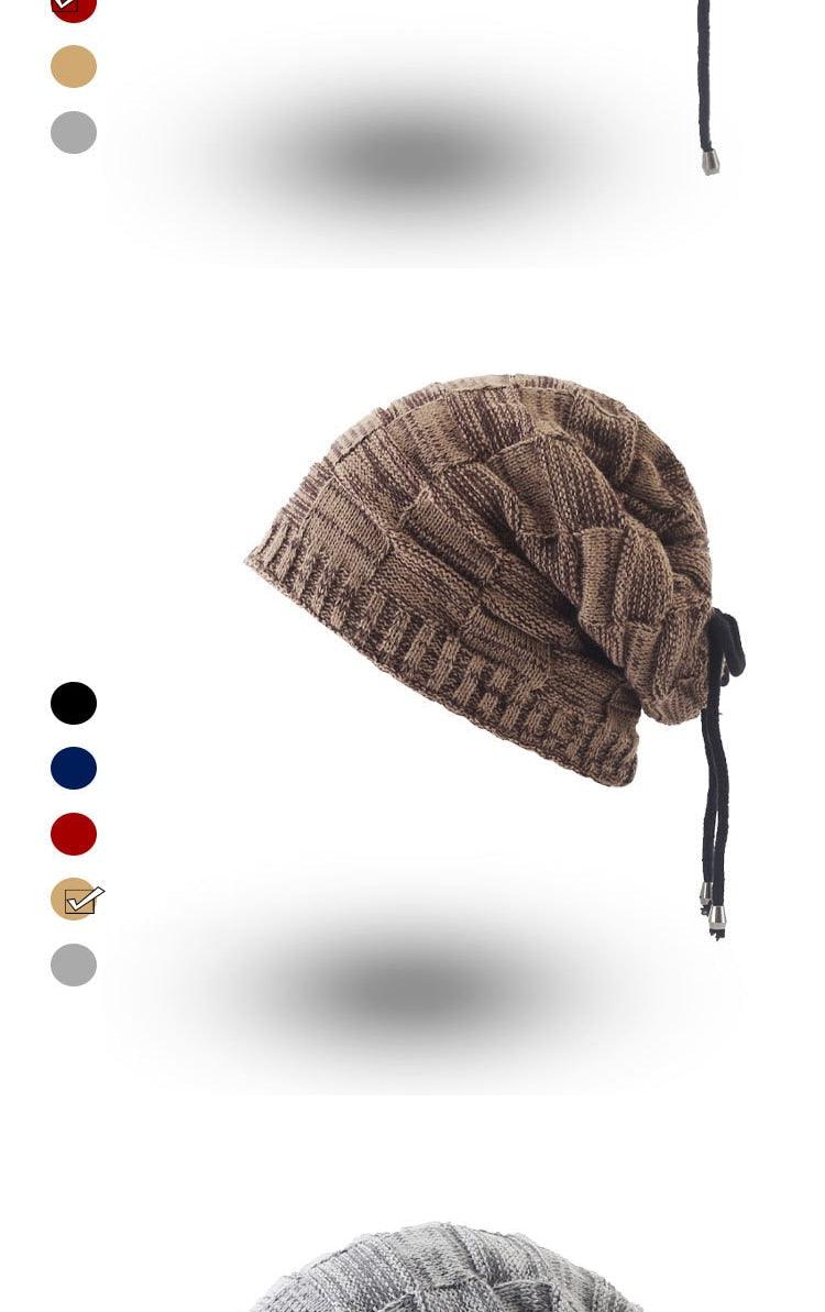 Caps Warmer Bonnet Casual Cap Winter Beanie Hats Hat winter hat Bobble Hat Winter Balaclava Women Bandana Baotou Cap Scarf Warm Thick Beanie Skellies Women Girls Cable Knit Soft Cute Beanie with Ears Detachable Pompom Fur Hat Girls