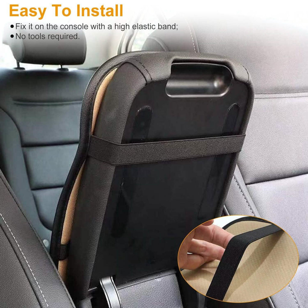 Car Armrest Pad Cover PU Leather Fit for SUV Truck Car