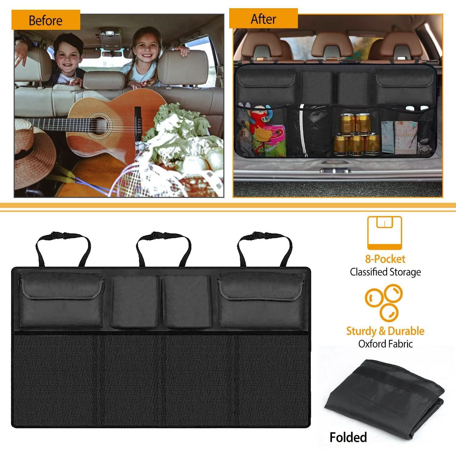 Car Backseat Trunk Organizer
