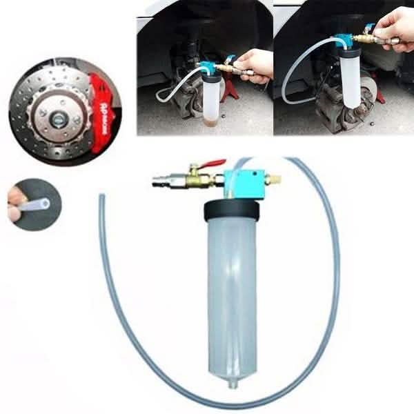 Car Brake System Fluid Bleeder Kit Hydraulic Clutch Oil Exchange One Man Tool