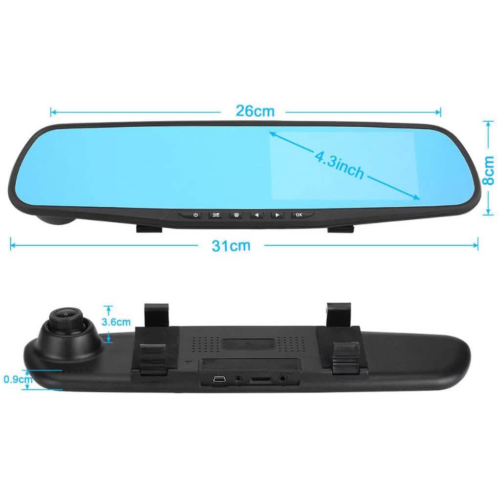 Car DVR Rear View Mirror Video Recorder