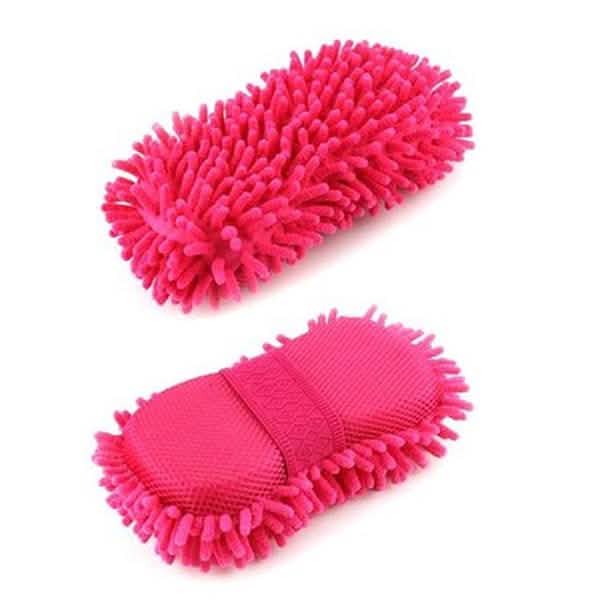 Car Hand Soft Towel Microfiber Chenille Washing Gloves Coral Fleece Gloves Auto