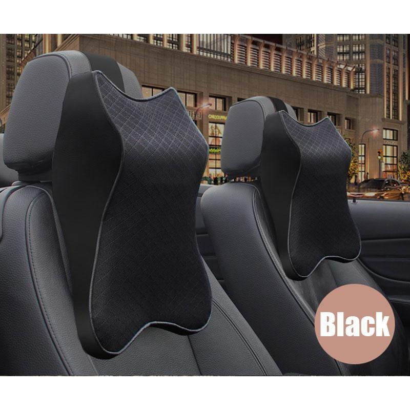 Car Neck Pillow Adjustable Head Restraint 3D Memory Foam  Car Neck Support Pillow Neck Pain Relief Auto Headrest Travel Pillow Neck Support Holder Seat Pillow Adjustable Car Neck Pillow Premium Interior Accessories Headrest Support for Driver