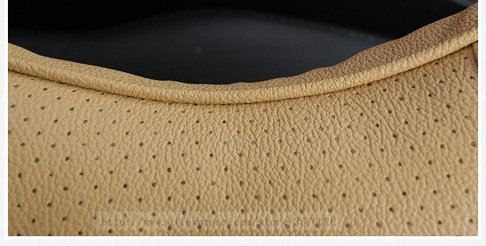 Car Neck Pillows Headrest Relief Filled Fiber Universal Car Pillow Both Side Pu Leather 1pcs Pack Headrest For Car Neck Pillows Both Side Pu Leather Headrest Head Pain Relief Filled Fiber Universal Car Pillow Neck Pillow Softness Car Headrest Pillow
