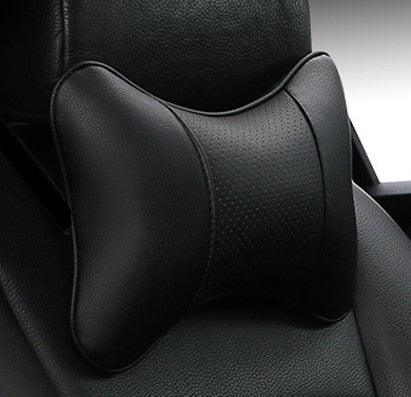 Car Neck Pillows Headrest Relief Filled Fiber Universal Car Pillow Both Side Pu Leather 1pcs Pack Headrest For Car Neck Pillows Both Side Pu Leather Headrest Head Pain Relief Filled Fiber Universal Car Pillow Neck Pillow Softness Car Headrest Pillow