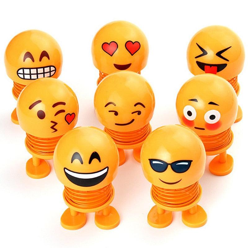 Car Ornaments Bobblehead Nod Dolls Cute Cartoon Funny Wobble Head Robot Lovely Car Dashboard Decoration Auto Facial Expression Shaking Head Toys Car Ornaments Bobblehead Nod Dolls Cute Cartoon Funny Wobble Head Robot Lovely Car Dashboard Decor