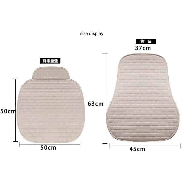 Car Seat Cover Kit Front Flax Seat