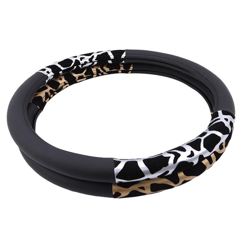 Car Steering Wheel Elastic Long Microfiber Plush Steering Wheel Cover Gearshift Handbrake Cover Protector Decoration Warm Super Thick Plush Collar Soft Car Steering Wheel Cover Decoration Warm Super Thick Plush Collar Soft Black Pink Women Man