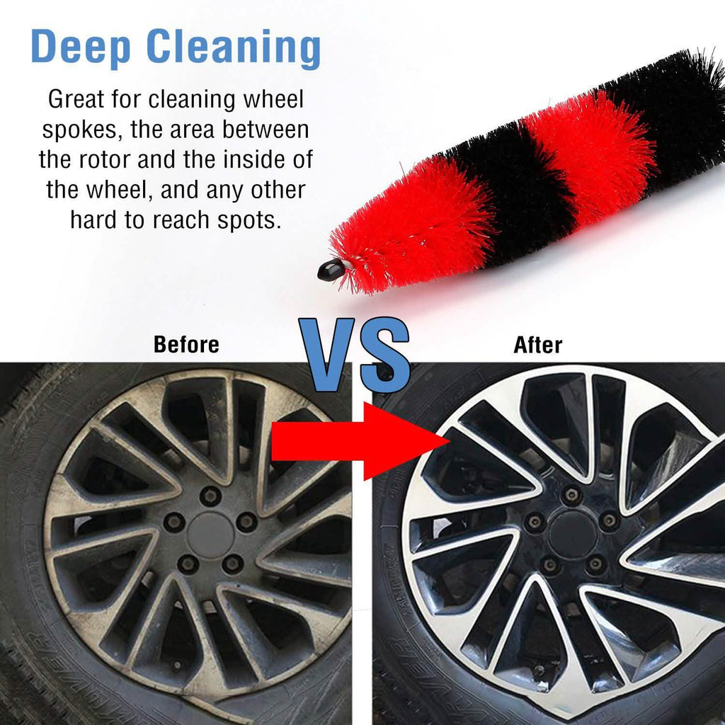 Car Wheel Brush Rims Tire Seat Engine Wash Cleaning Tool