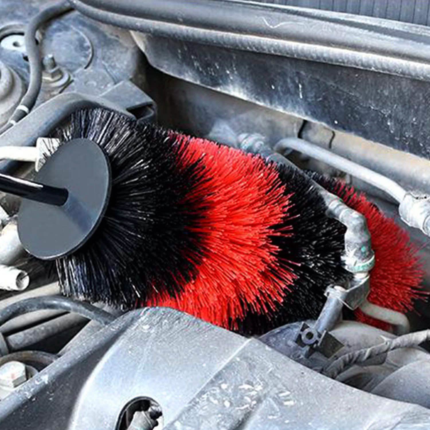 Car Wheel Brush Rims Tire Seat Engine Wash Cleaning Tool