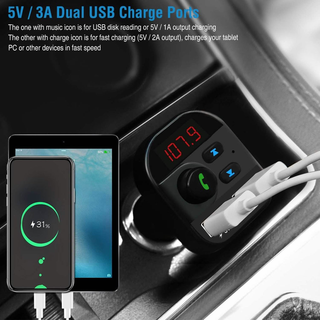 Car Wireless V5.1 FM Transmitter