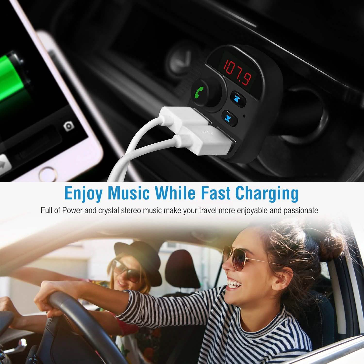Car Wireless V5.1 FM Transmitter