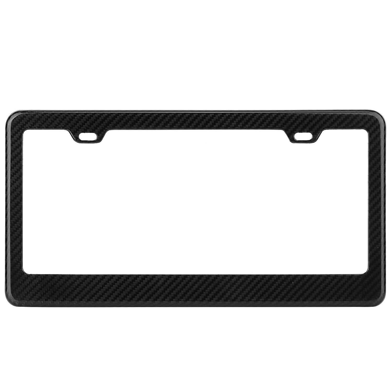 Carbon Fiber Black License Plate