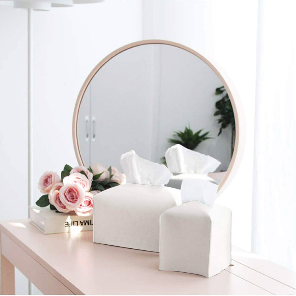Carrotez Modern PU Leather Square Tissue Box Holder