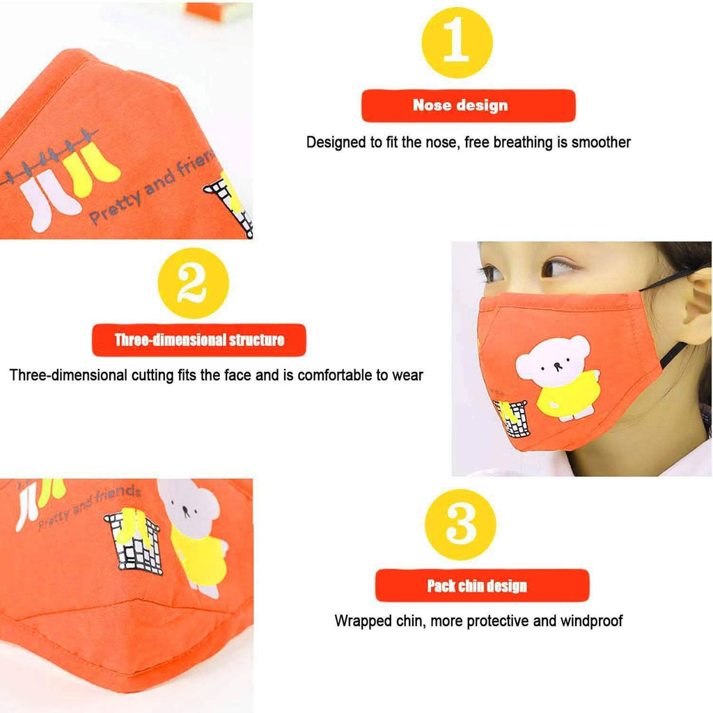 Cartoon Bears Cotton Dustproof for Children