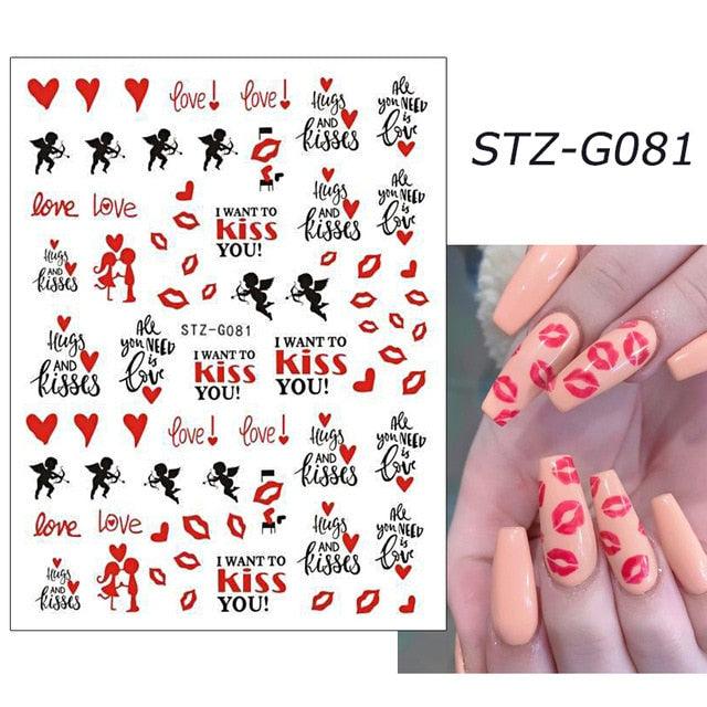 Cartoon Characters Plants Animals Forest Flowers Small Fresh Flowers 3D Nail Stickers Hyuna Style Nail Patch Waterproof Self Adhesive Nail Decals for Nail Art Decoration Including Hearts Stars Letters Bowknot Leaves Flowers Plants Fruits Butterflies