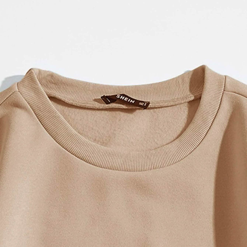 Cartoon Graphic Thermal Lined Oversized Sweatshirt