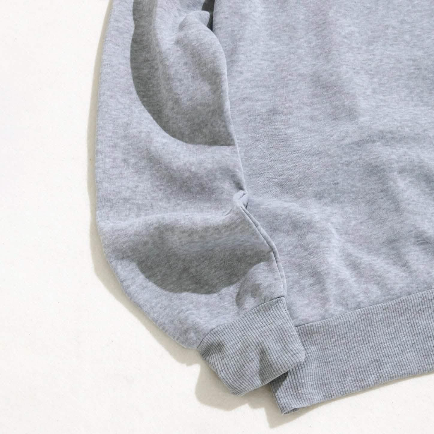 Cartoon Graphic Thermal Lined Oversized Sweatshirt