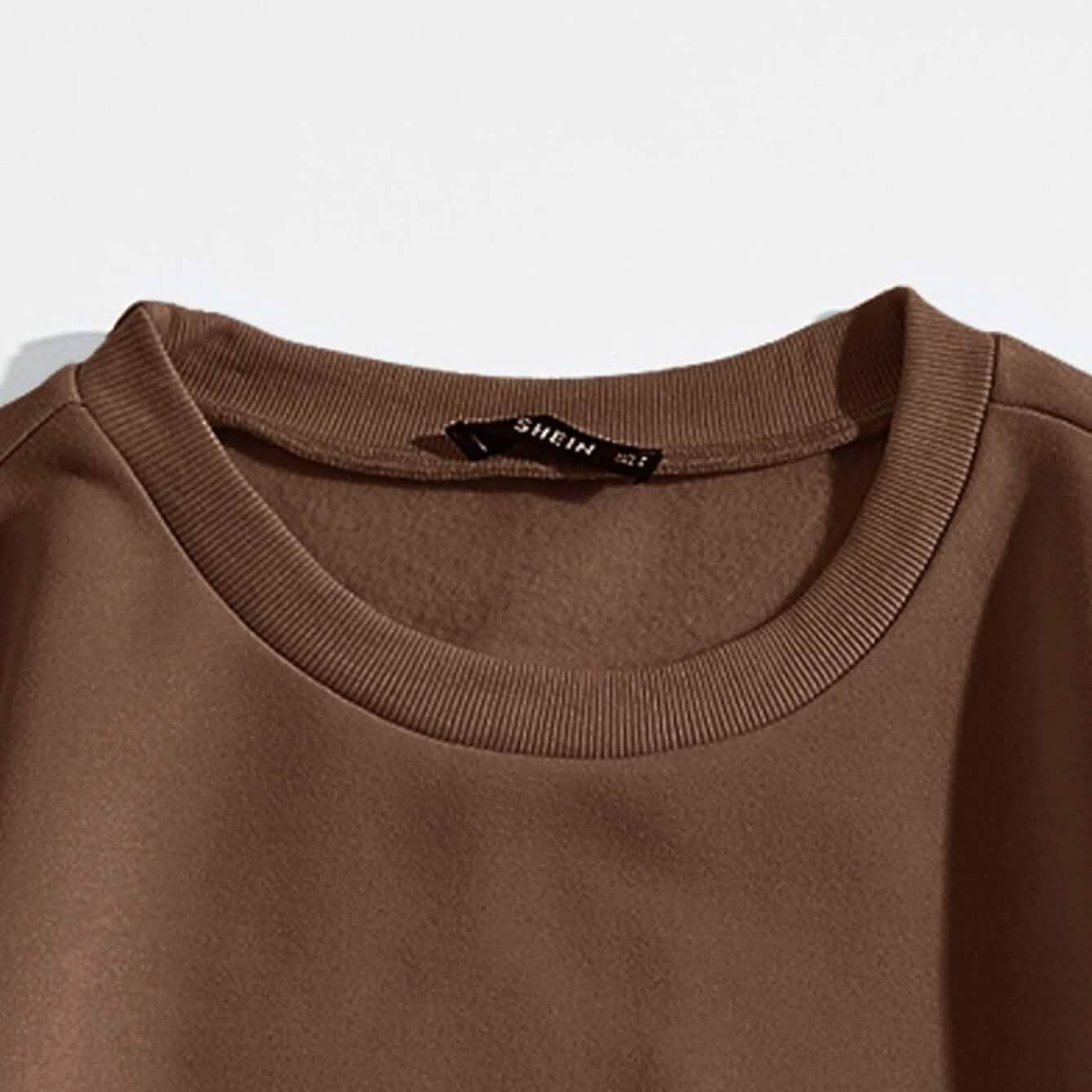 Cartoon Graphic Thermal Lined Oversized Sweatshirt