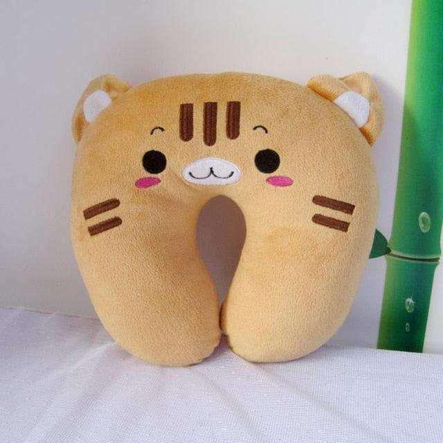 Cartoon Kids U-shaped Pillow Plush Neck Pillow Nap Pillow Lunch Break Pillow Cervical Pillow Travel Pillows Multi-Color Cartoon U Shaped Neck Pillow Comfortable Travel Pillow Inflatable Pillow Neck Pillow Lightweight Soft Pillows Comfortable for Children