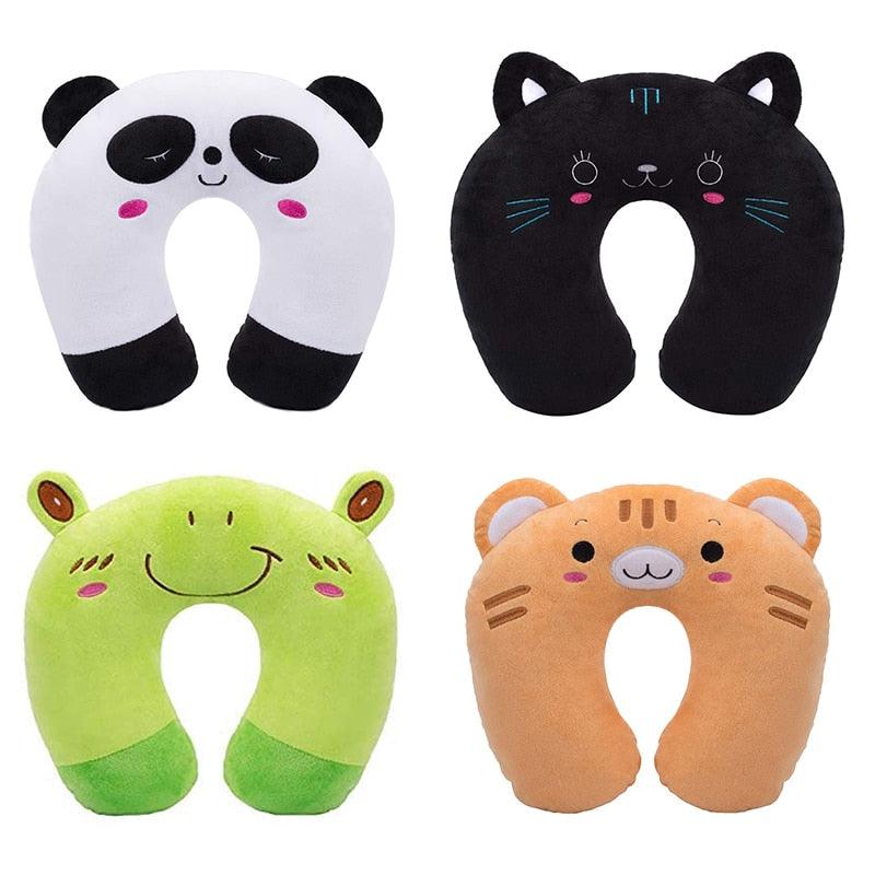 Cartoon Kids U-shaped Pillow Plush Neck Pillow Nap Pillow Lunch Break Pillow Cervical Pillow Travel Pillows Multi-Color Cartoon U Shaped Neck Pillow Comfortable Travel Pillow Inflatable Pillow Neck Pillow Lightweight Soft Pillows Comfortable for Children