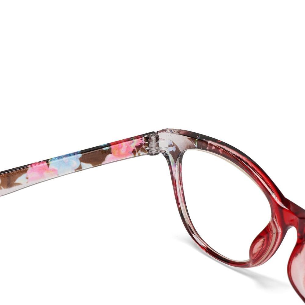 Cat Eye Reading Glasses Women Men Light Weight Presbyopic Reading Glasses Designer Cat Eye Frame Ladies Computer Readers Anti Glare UV Ray Eyeglasses Diopter Presbyopia Eyewear +1.00~+4.0