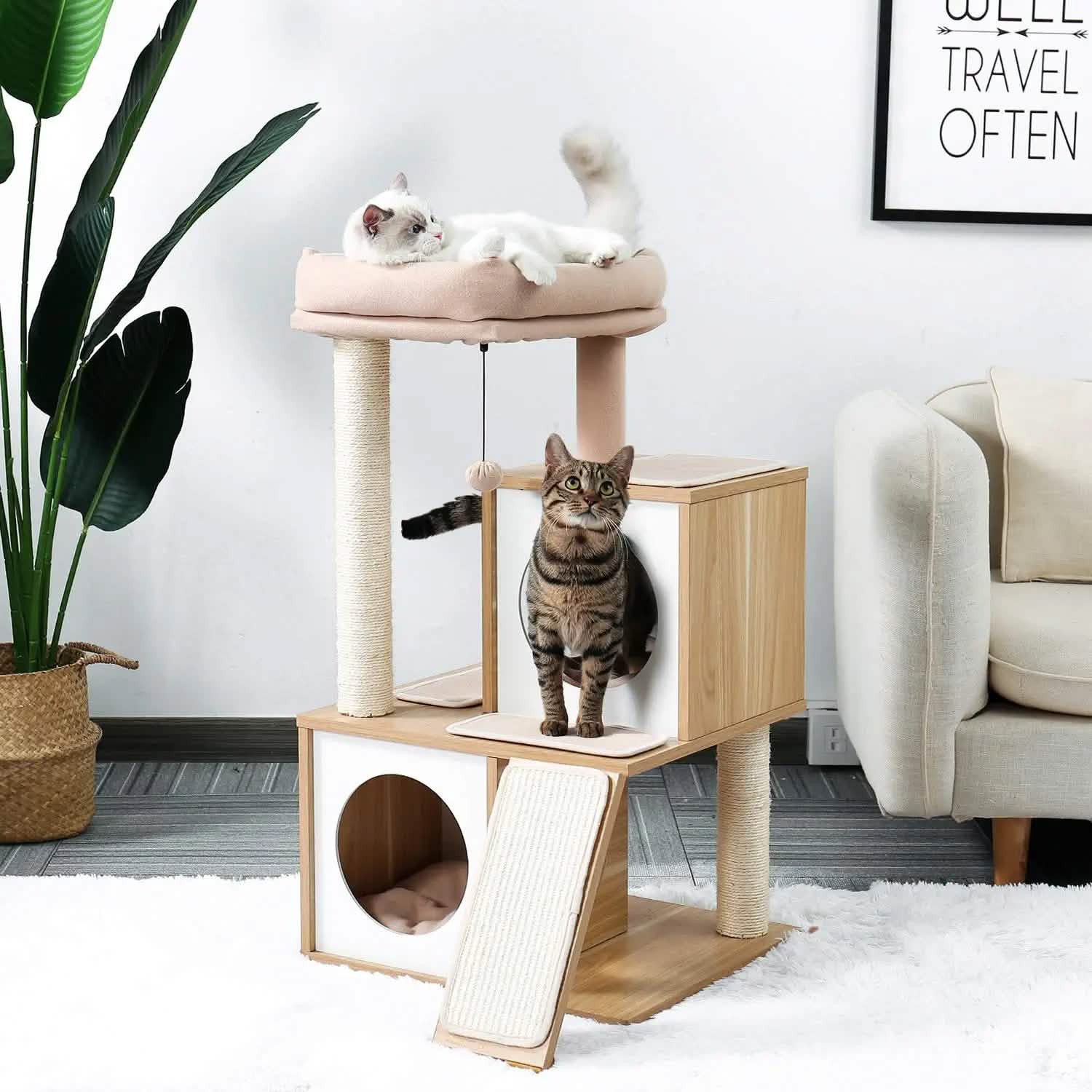 Cat Tree Deluxe 34" Cat Tower