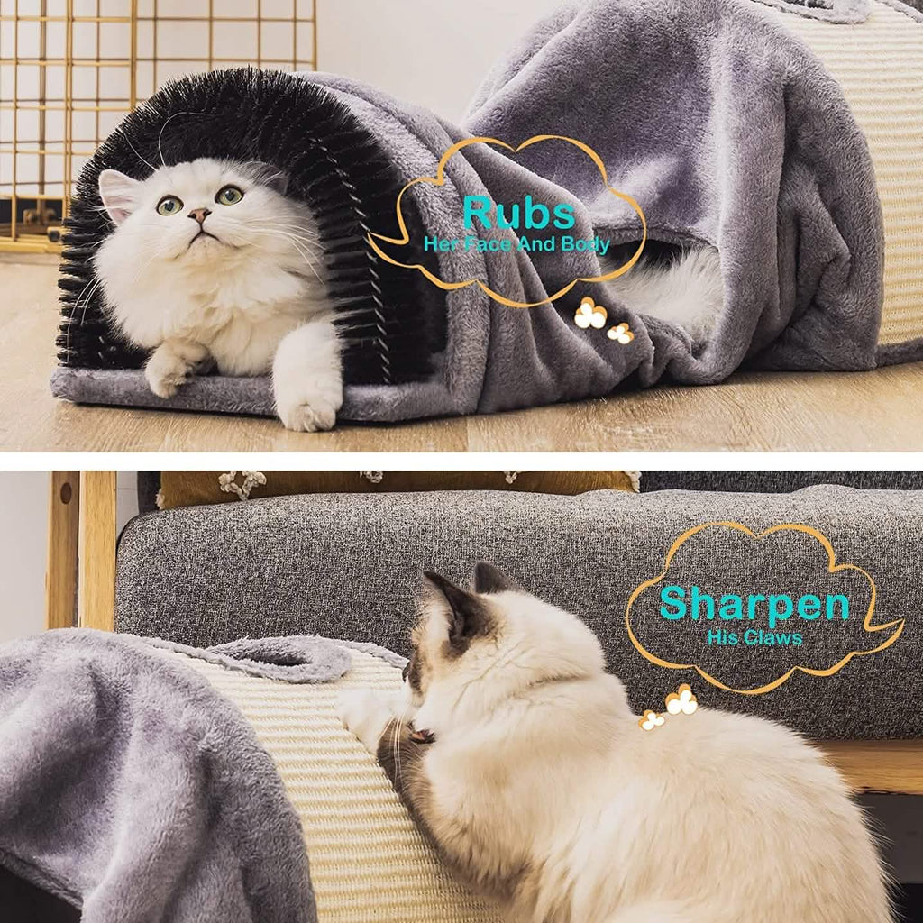 Cat Tunnel Bed Cat House Sisal Grab Bed