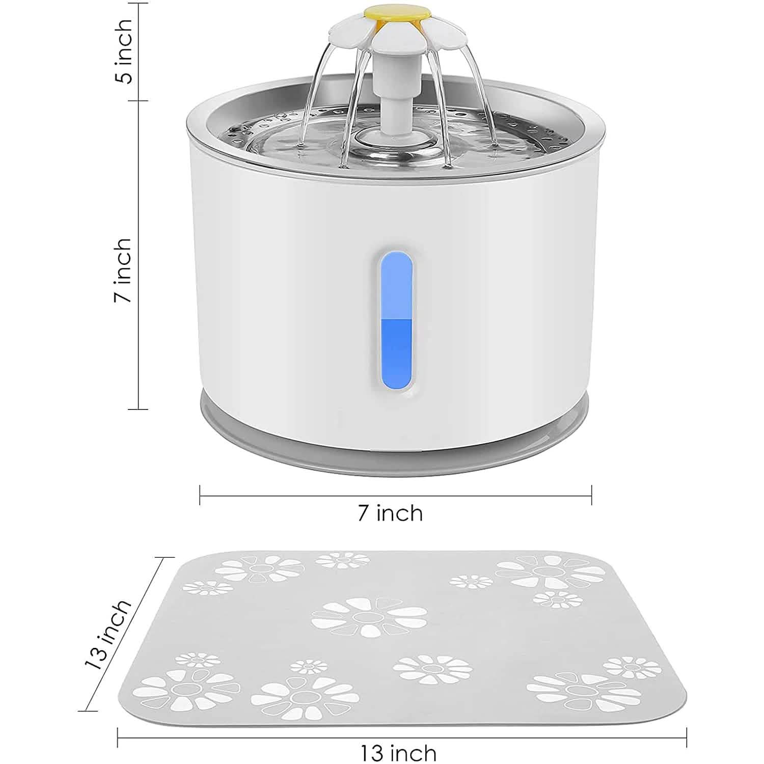 Cat Water Fountain 2.4L Automatic Pet Fountain