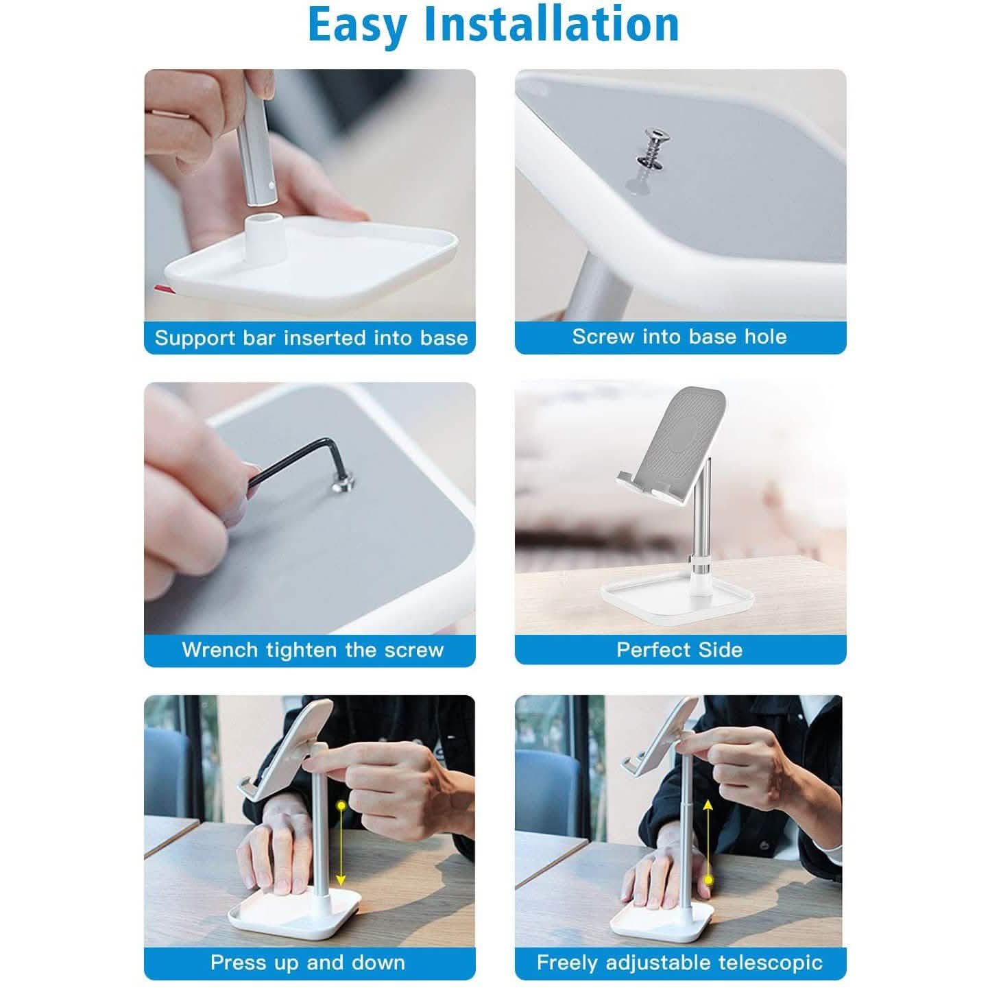 Cell Phone Stand with Anti-Slip Base