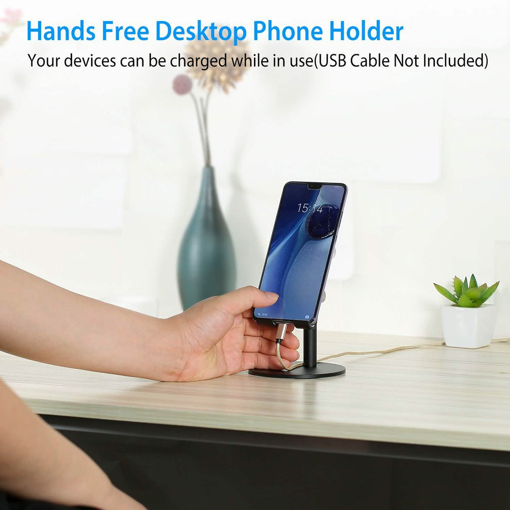 Cellphone Stand Universal No-Slip Aluminum Alloy Thick Case Friendly