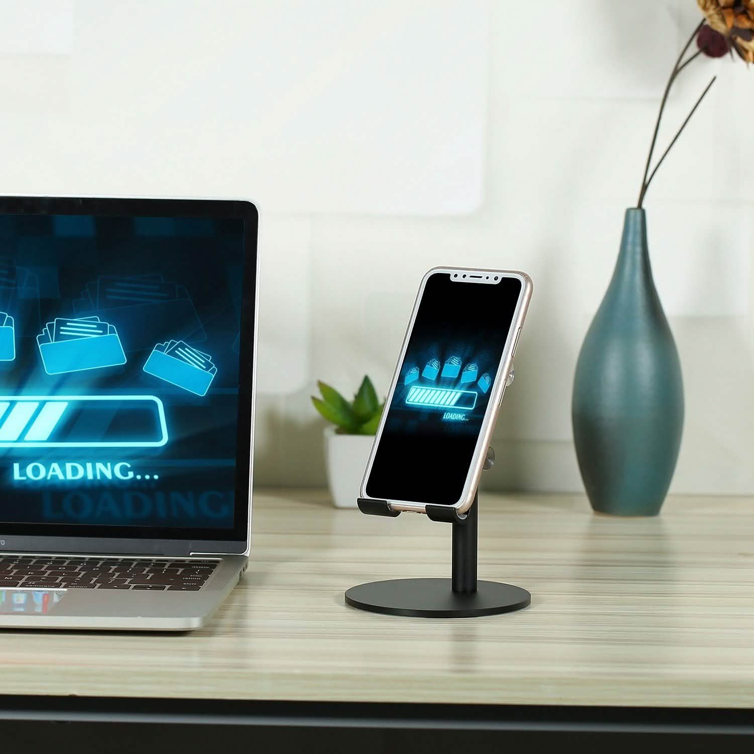 Cellphone Stand Universal No-Slip Aluminum Alloy Thick Case Friendly