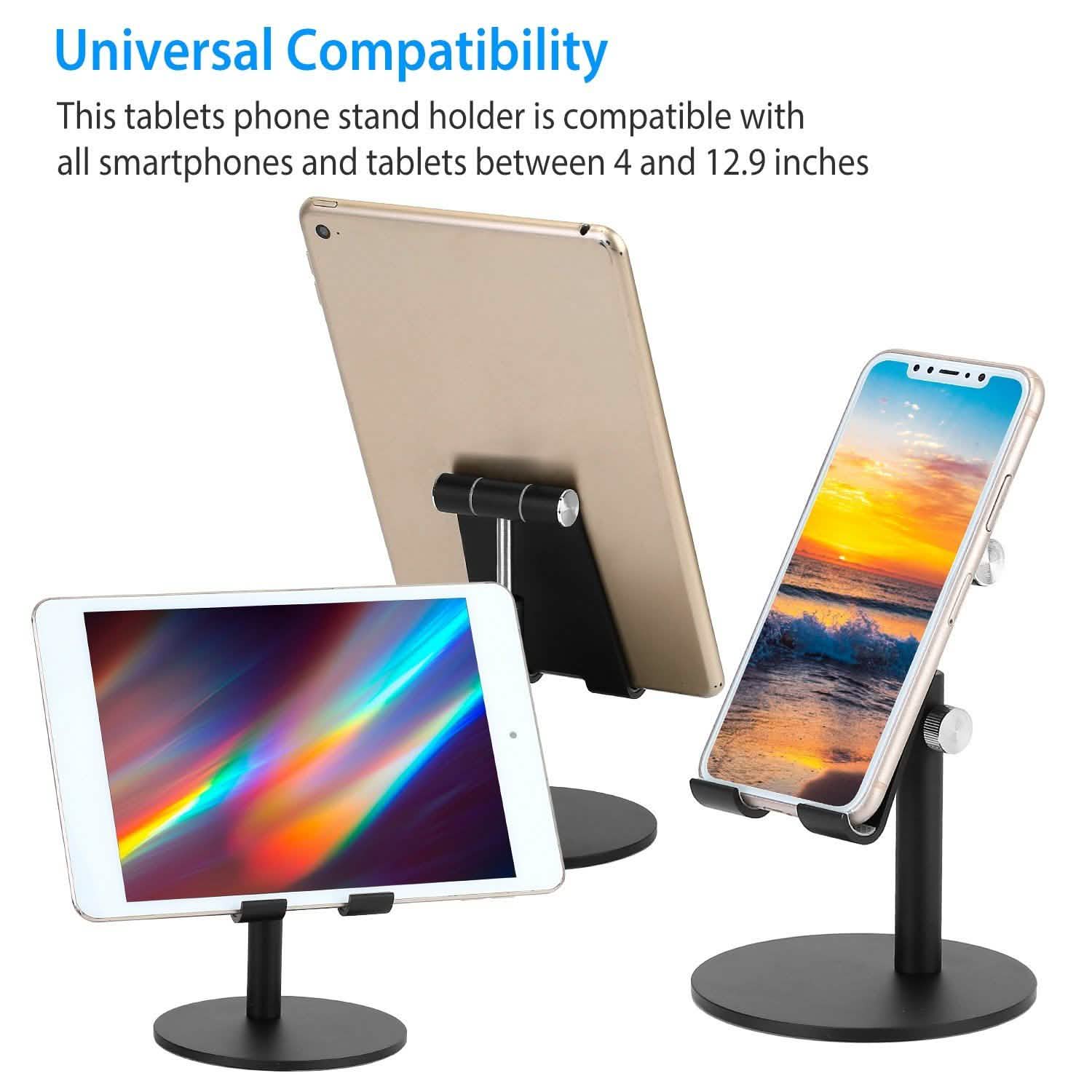 Cellphone Stand Universal No-Slip Aluminum Alloy Thick Case Friendly