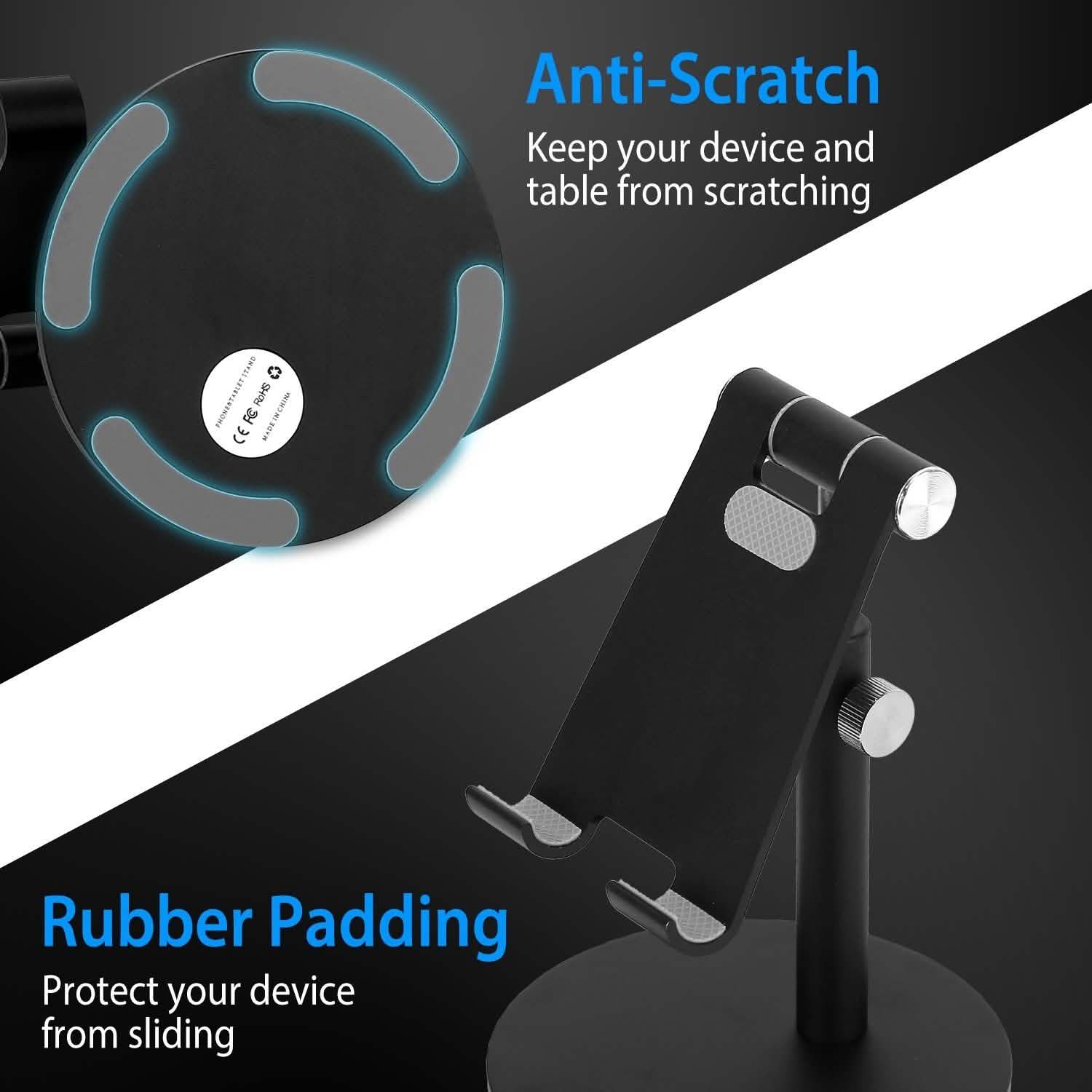 Cellphone Stand Universal No-Slip Aluminum Alloy Thick Case Friendly