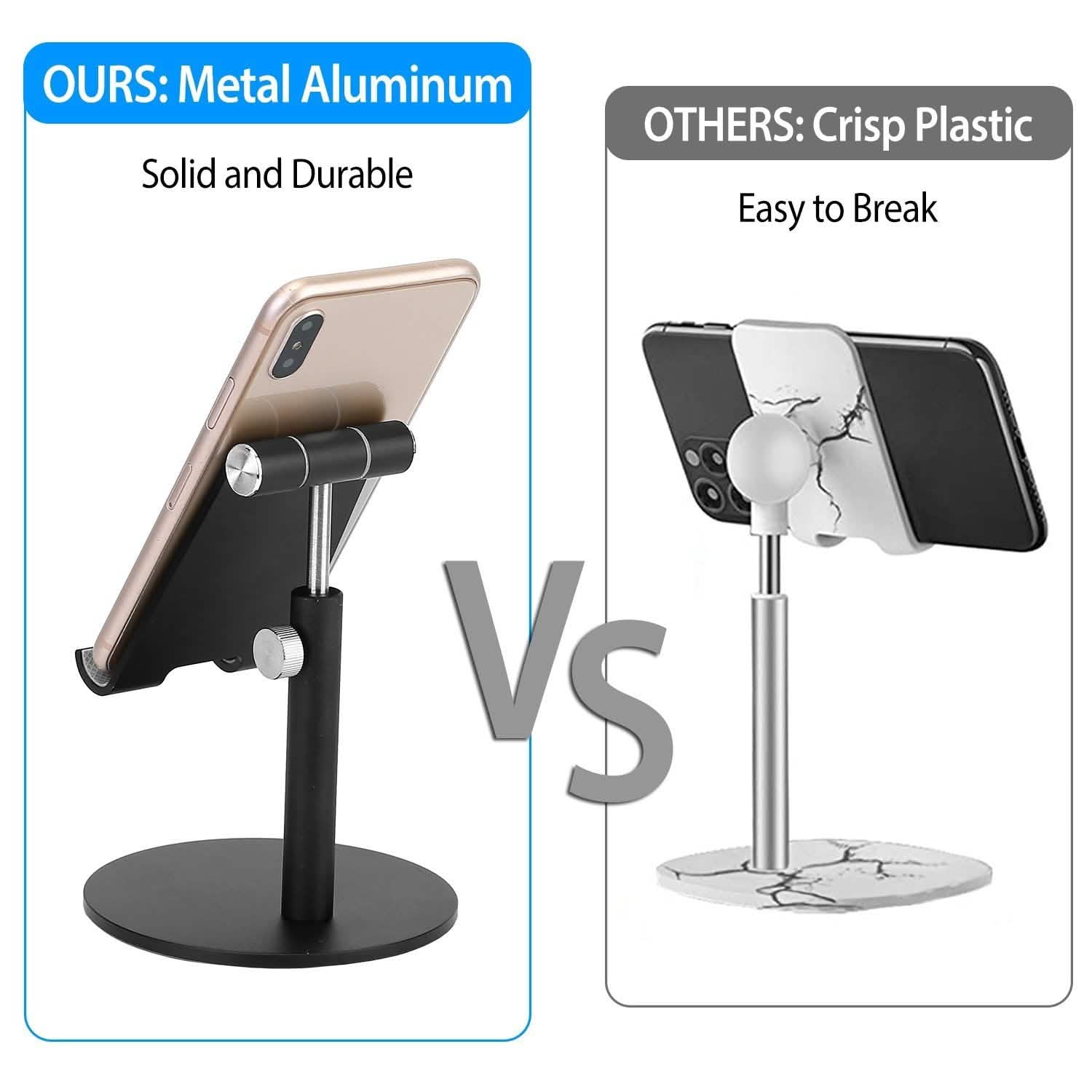 Cellphone Stand Universal No-Slip Aluminum Alloy Thick Case Friendly