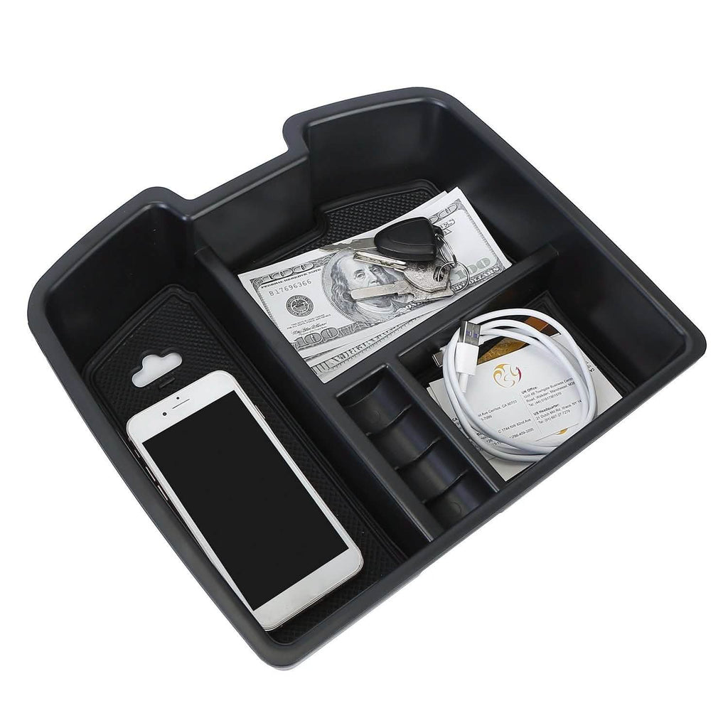 Center Console Storage Box Armrest Organizer