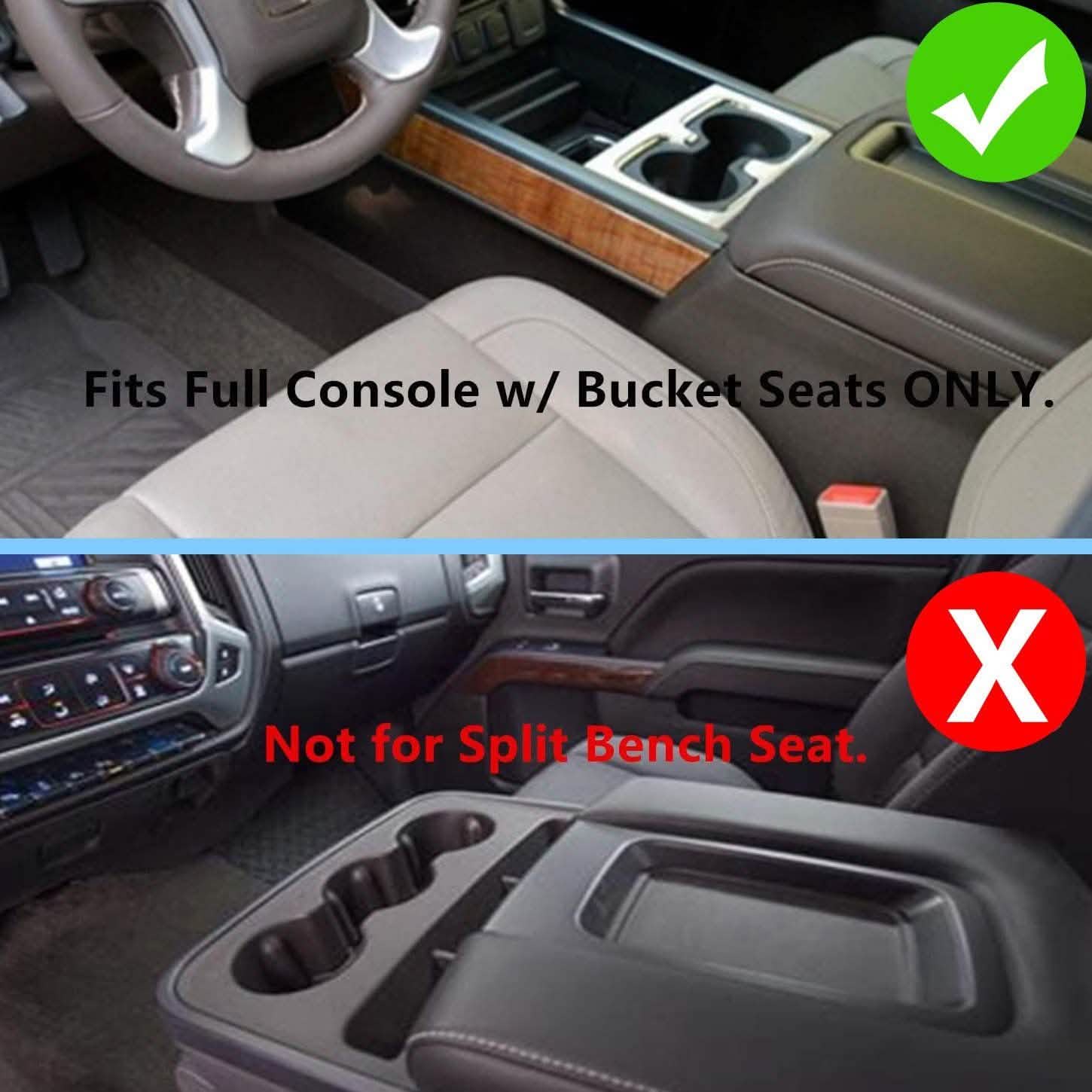 Center Console Storage Box Armrest Organizer