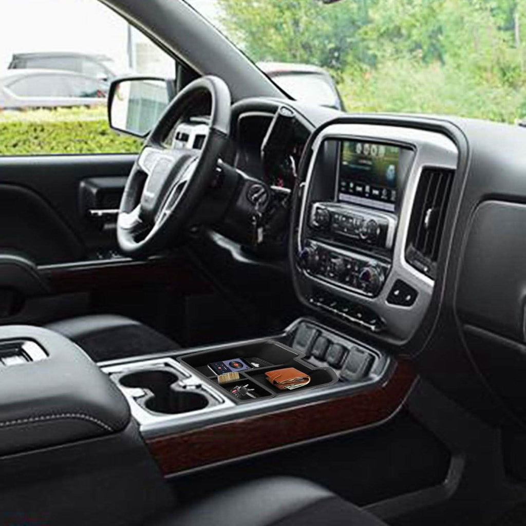 Center Console Storage Box Armrest Organizer