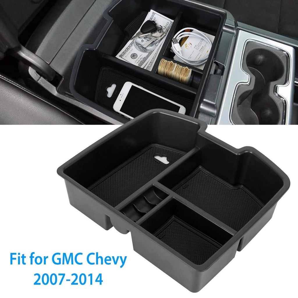 Center Console Storage Box Armrest Organizer
