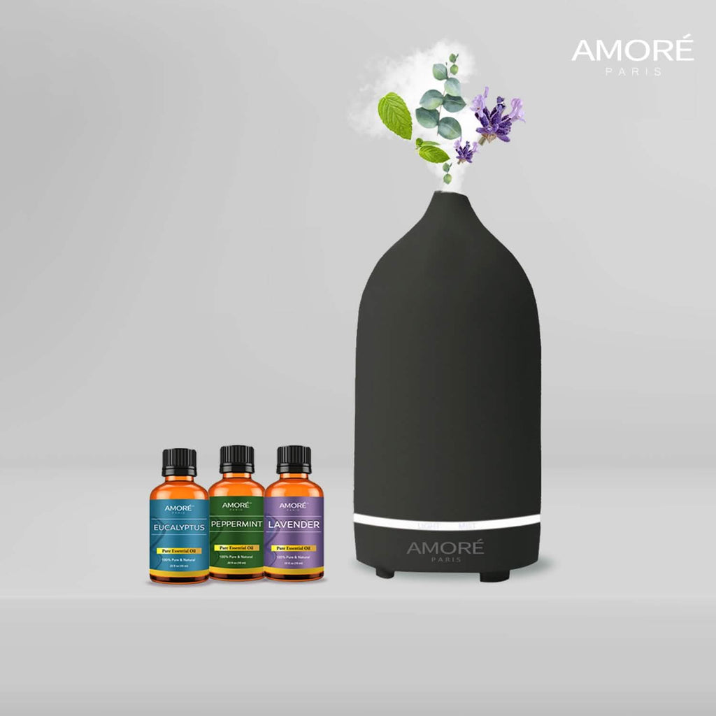 Ceramic Ultrasonic Aromatherapy Essential Oil Diffuser
