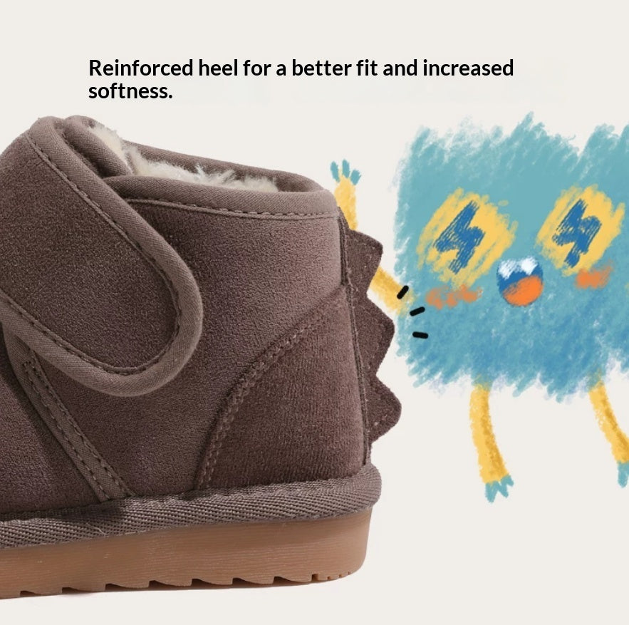 Baby Snow Boots Northeastern Style With Fleece Lining For Winter
