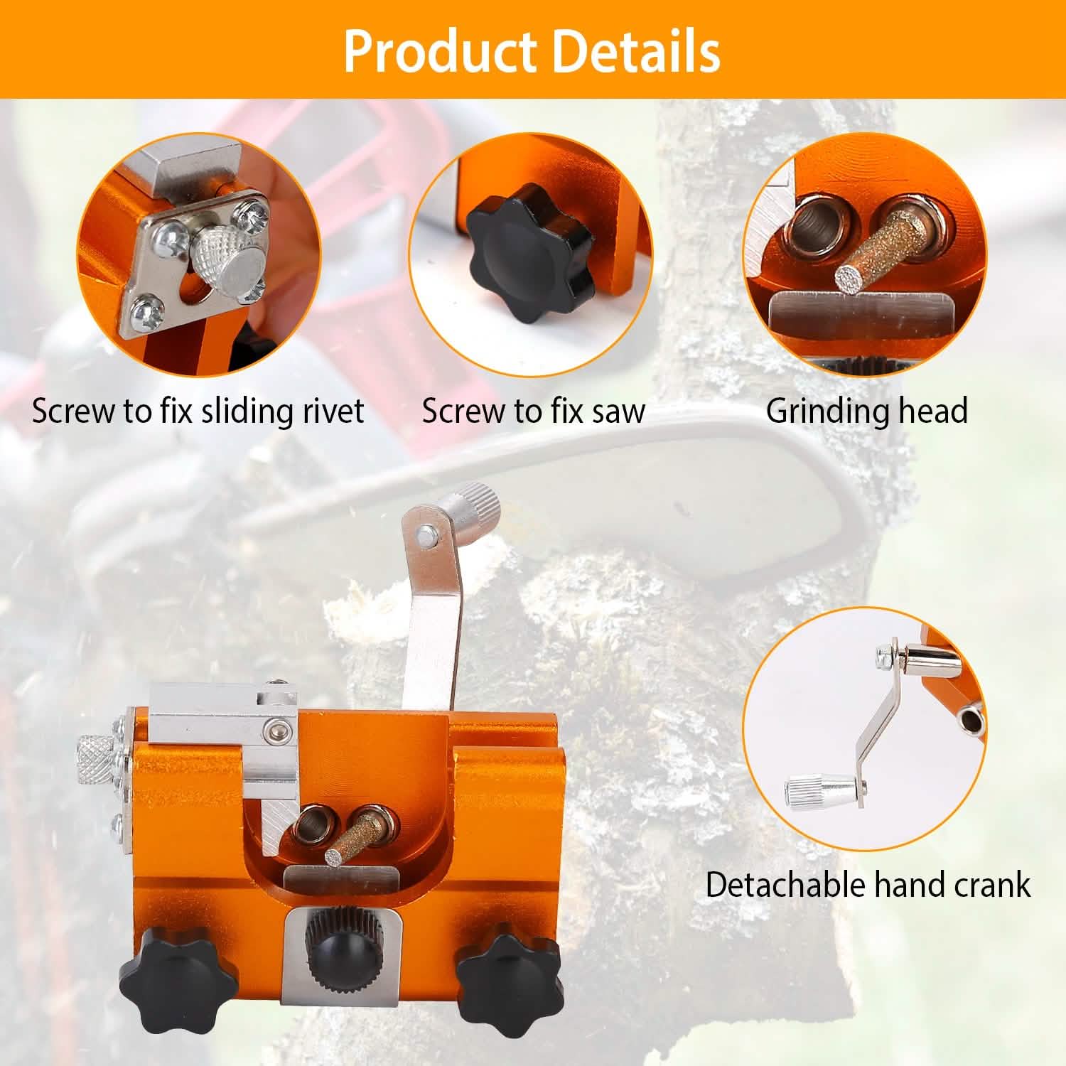 Chainsaw Chain Sharpening Jig Universal