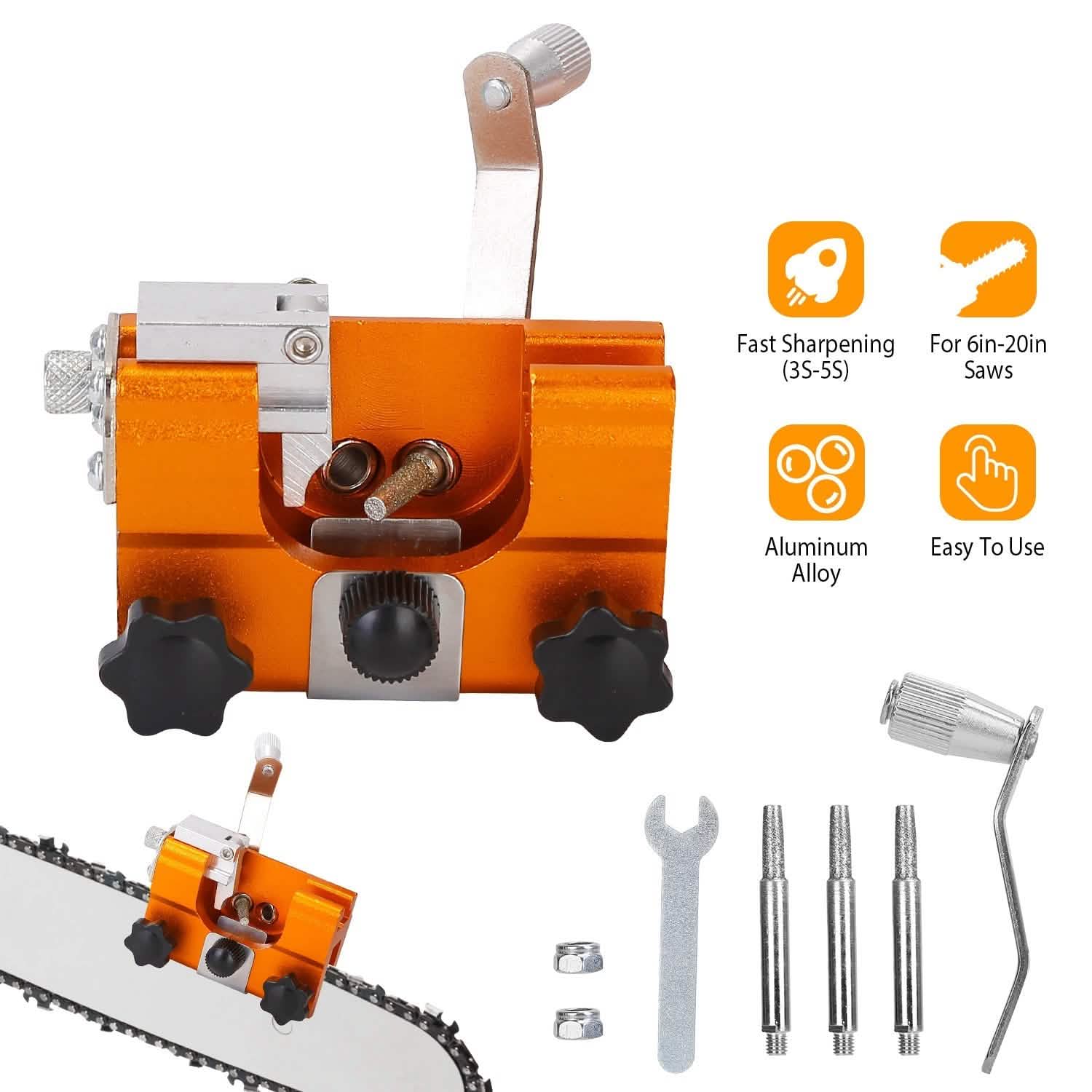Chainsaw Chain Sharpening Jig Universal