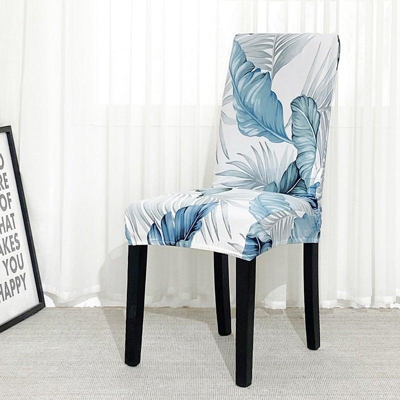 Chair Covers For Dining Room Stretch Spandex Removable Washable Anti-dust Seat Slipcover Multicolor  Chair covers  Chair Covers For Dining Room With Printed Patterns Easy Slip-on Stretchy Dining Room Chair Covers